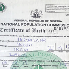 Birth Certificate